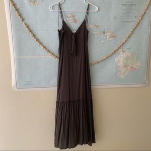 CJLA Penelope Maxi Sundress in olive